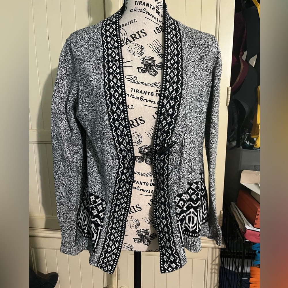 Christopher & Banks Toggle-Closure Cardigan - Picture 2 of 6